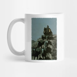 Stagecoach by Frederic Remington Mug